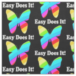 COLORFUL EASY DOES IT 12 STEP RECOVERY FABRIC