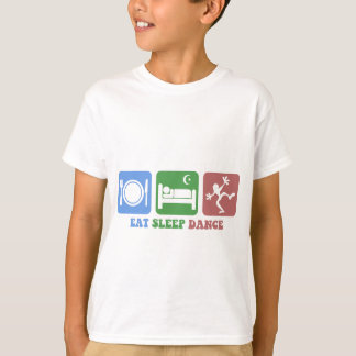 Colorful eat sleep dance T-Shirt