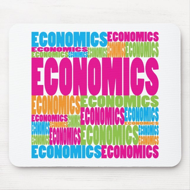 Colorful Economics Mouse Pad (Front)