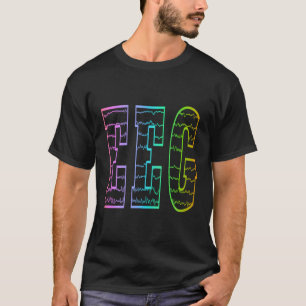 Colorful Eeg Neurodiagnostic Tech Eeg Tech T-Shirt