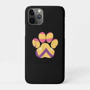 Colorful Egg Easter Paw Funny Dog Cat Lovers Easte iPhone 11 Pro Case