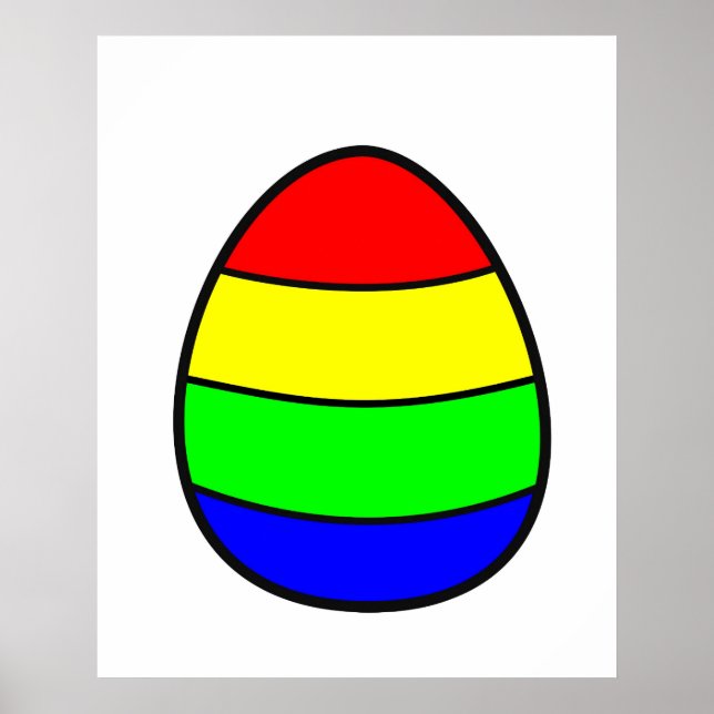 Colorful Egg Poster (Front)