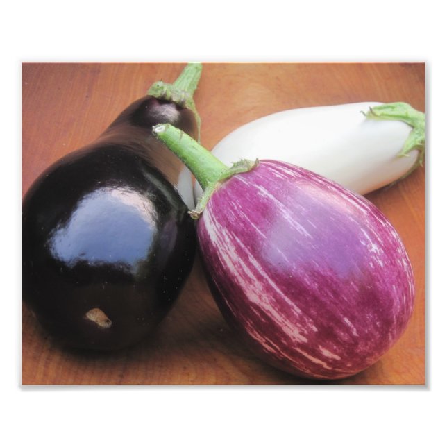 Colorful Eggplant Photo Print (Front)