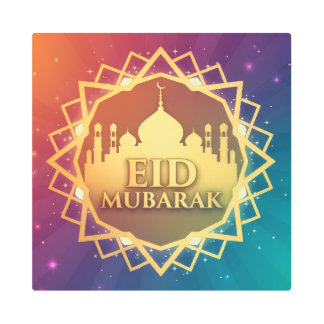 Colorful Eid Metal Print