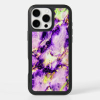 Colorful Elegant Marble Purple Pink and Gold
