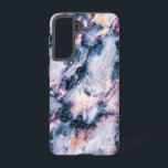 Colorful Elegant Marble White Blue and Pink Samsung Galaxy S21 Case<br><div class="desc">Colorful Elegant Marble White Blue and Pink</div>
