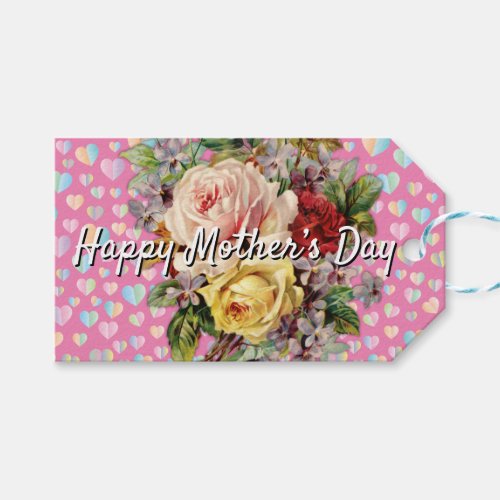 Colorful Elegant Mothers Day Tag