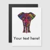 Colorful elephant cartoon (Front/Back)