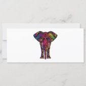 Colorful elephant cartoon (Front)