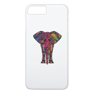 Colorful elephant cartoon iPhone 8 plus/7 plus case