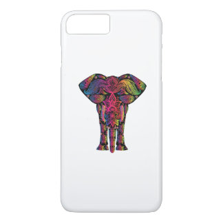 Colorful elephant cartoon iPhone 8 plus/7 plus case