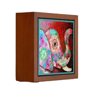 Colorful Elephant Desk Organizer