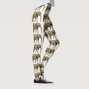 Colorful Elephant Leggings