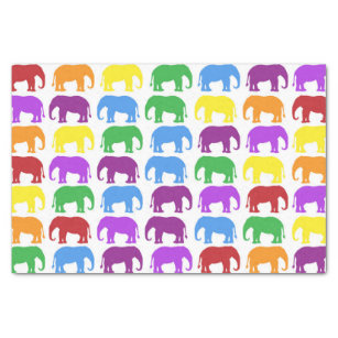 Elephant Pattern Craft Tissue Paper | Zazzle