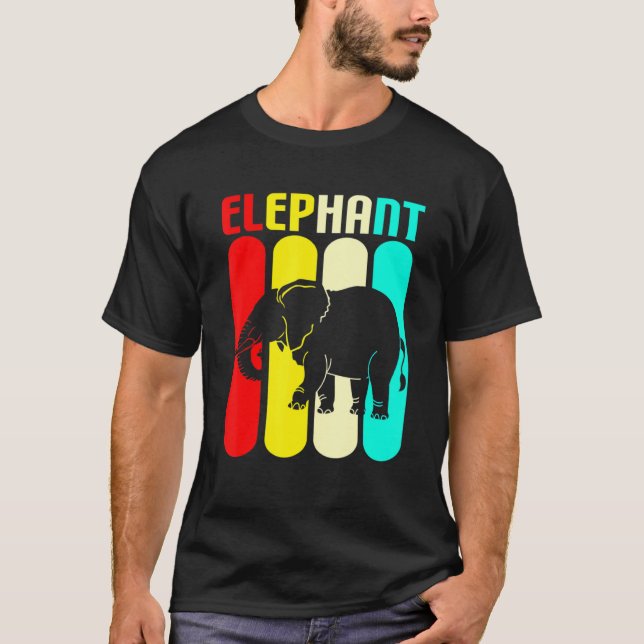 Colorful Elephant T-Shirt (Front)