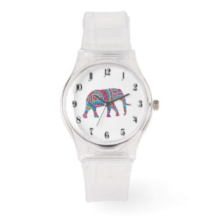 Colorful elephant watch