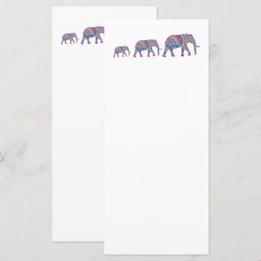 Colorful elephants (Front/Back)