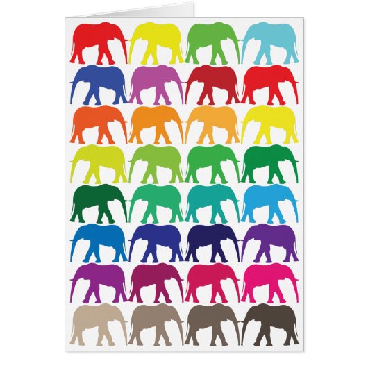 Colorful Elephants (Front)