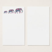 Colorful elephants (Front & Back)
