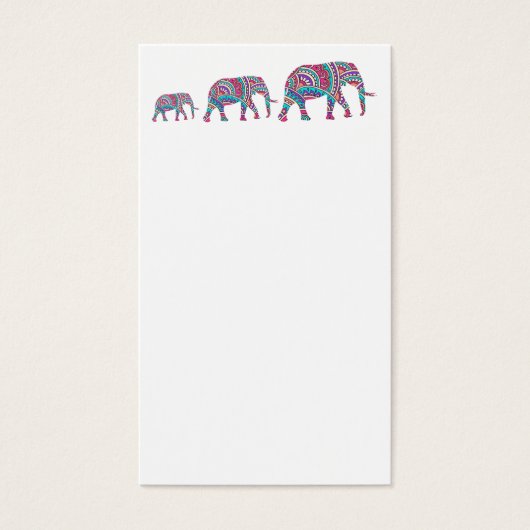 Colorful elephants (Front)