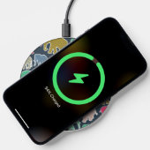 Colorful Elephants, Pattern Of Elephants, Zigzag Wireless Charger (Phone)