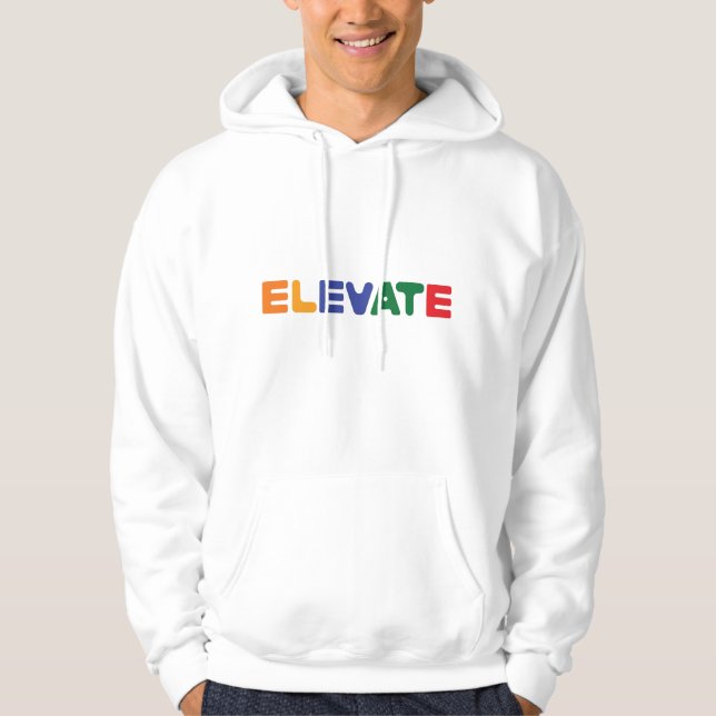 Colorful ELEVATE Hoodie (Front)