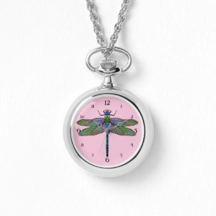 Colorful Emperor Dragonfly Art Watch