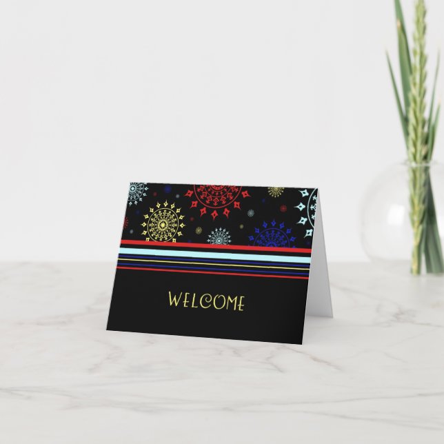 Colorful Employee Welcome to the Team Card (Front)