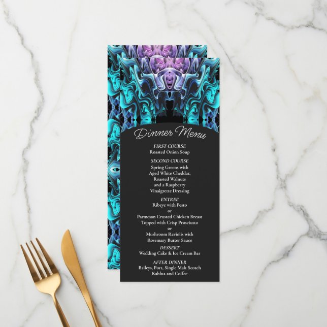 Colorful Enchantment Menu (Front/Back In Situ)