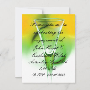 Colorful engagement party Invitation