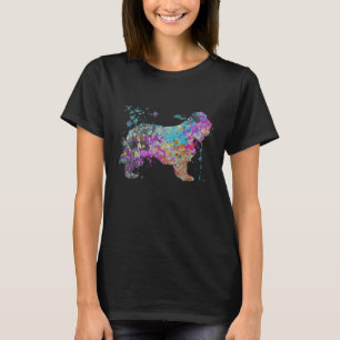 Colorful English Cocker Spaniel  Dog T-Shirt