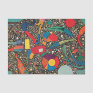 Colorful Ensemble by Wassily Kandinsky Tissue Paper