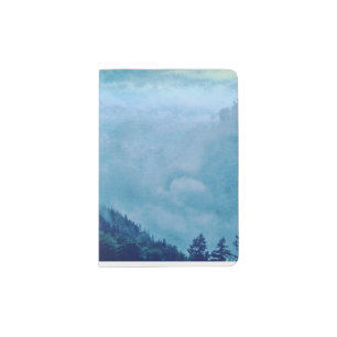 Colorful Enveloping Fog Passport Book Holder