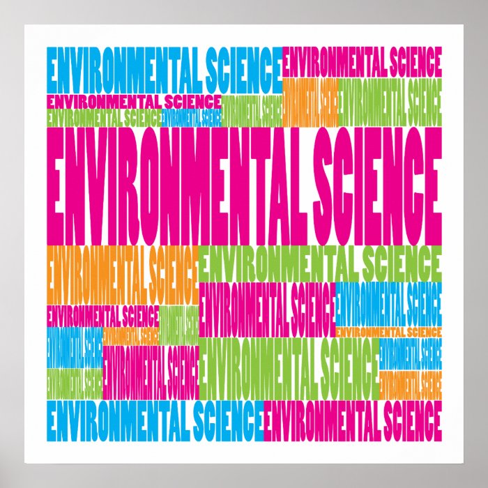 Colorful Environmental Science Poster