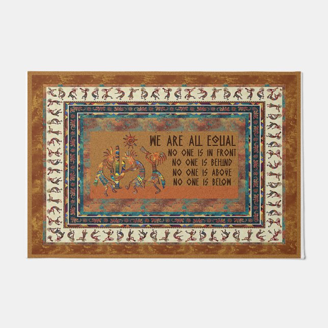 Colorful Equality Doormat, Kindness Doormat (Front)