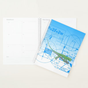 Colorful Equations Geometric Designs Lizard Planner