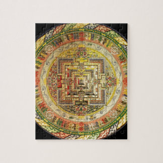 COLORFUL ESOTERIC TIBETAN MANDALA JIGSAW PUZZLE
