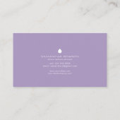 Colorful Essential Oil Bottles Business Card (Back)