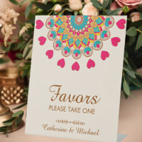 Colorful Ethnic Mandala Bold & Bright Wedding
