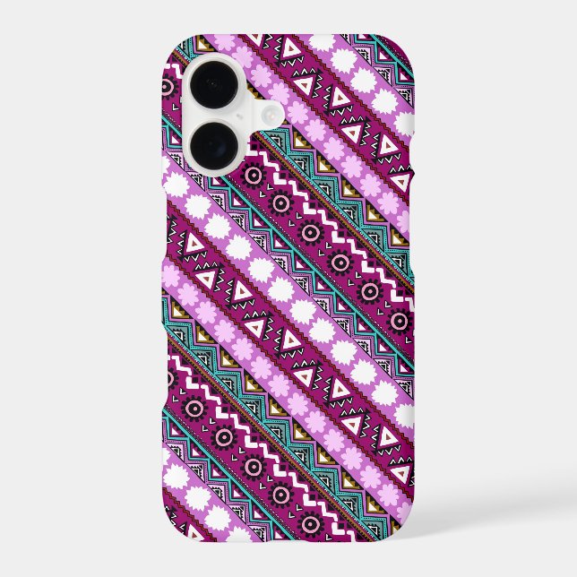 Colorful ethnic patterns design iphone case (Back)
