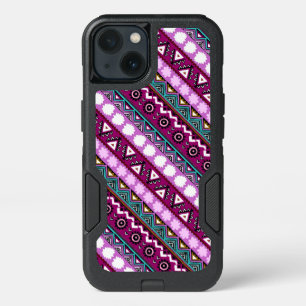 Colorful ethnic patterns design iPhone 13 case