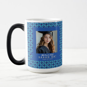 Colorful Ethnic Print Graduation Gift Color Morph Mug