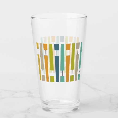 Colorful Exclamation Points Geometric Mid_century Glass