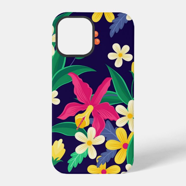 Colorful Exotic Floral Pattern-23021 iPhone Case (Back)