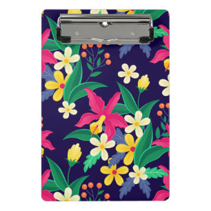 Colorful Exotic Floral Pattern-23021 Mini Clipboard