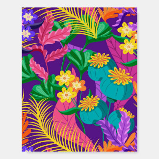 Colorful Exotic Floral Pattern-23148 Foam Board