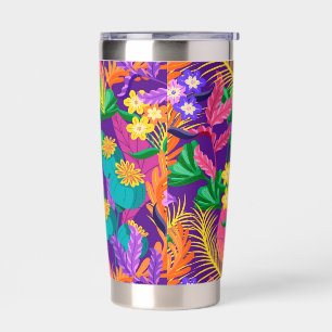 Colorful Exotic Floral Pattern-23148 Insulated Tumbler