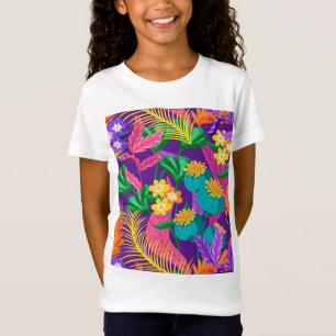 Colorful Exotic Floral Pattern-23148 T-Shirt