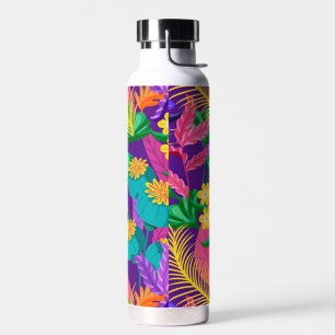Colorful Exotic Floral Pattern-23148 Water Bottle