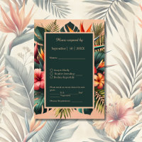 Colorful Exotic Hawaiian Tropical Wedding